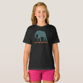 Die Elephants Girls Black T - Shirt gerettet (Vorne ganz)