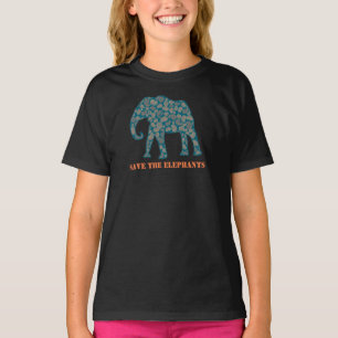Die Elephants Girls Black T - Shirt gerettet