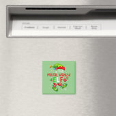 Die Elf-Weihnachtskostüme Lover der Postarbeiter Magnet (In Situ (Geschirrspüler))