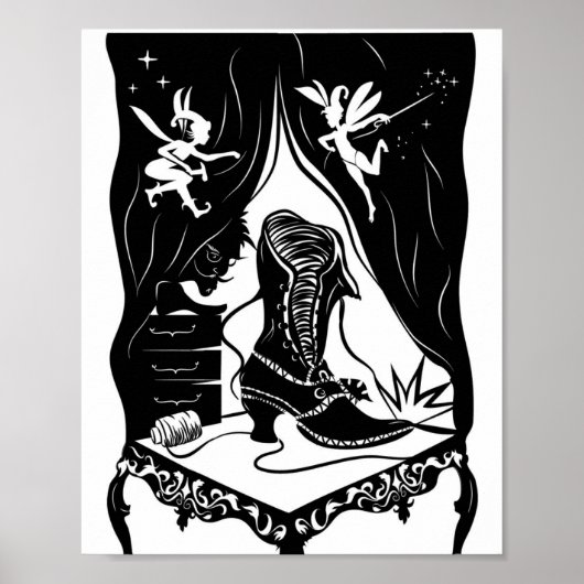 Die Elfen und das Shoemaker-Poster Poster (Vorne)