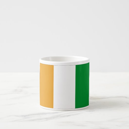 Die Elfenbeinküste-Flagge Espressotasse (Vorderseite)