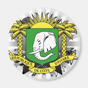 Die Elfenbeinküste-Stern Magnet