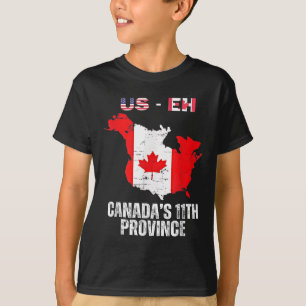 Die elfte Provinz Kanadas Funny Us-eh Useh T-Shirt