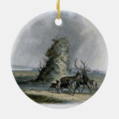 Die Elkhorn Pyramide auf dem oberen Missouri, Keramikornament (Hinten)