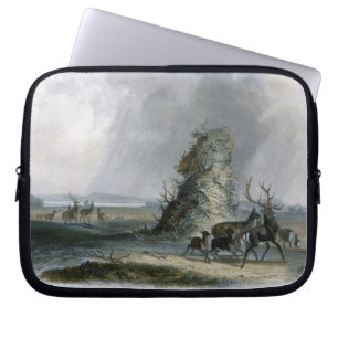 Die Elkhorn Pyramide auf dem oberen Missouri, Laptopschutzhülle