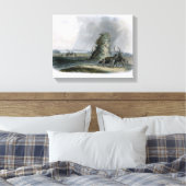 Die Elkhorn-Pyramide im oberen Missouri, Platte 2 Leinwanddruck (Insitu (Schlafzimmer))