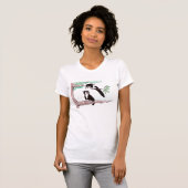 Die Elster-Katze T-Shirt (Vorne ganz)