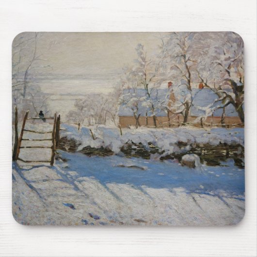 Die Elster-La-Torte durch Claude Monet Mousepad (Vorne)