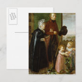 Die Eltern des Künstlers, 1806 Postkarte (Vorne/Hinten)