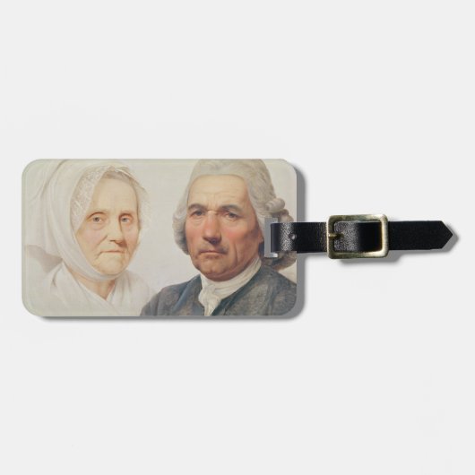 Die Eltern des Künstlers (Öl auf Leinwand) Gepäckanhänger (Vorderseite horizontal)
