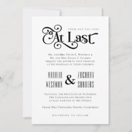 Die Eltern haben ihren Tag bei der letzten Hochzei Einladung