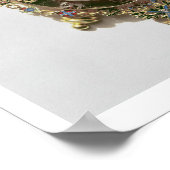 Die emaillierte Medaille zeigt das Wappen von Poster (Ecke)