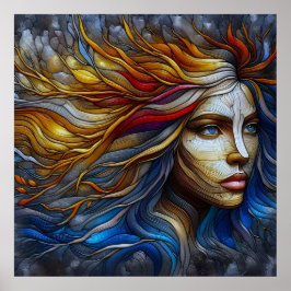 Die Embrace der Natur - Ära der KI Poster