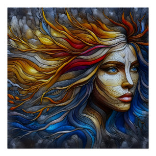 Die Embrace der Natur - Ära der KI Poster