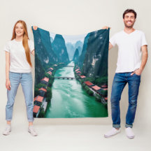 Die Embrace der Natur - Landschaftliche Flusslands