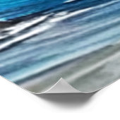 Die Embrace des Ozeans: Wave Art Poster (Ecke)
