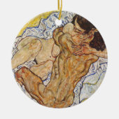 Die Embrace Egon Schiele Keramik Ornament (Vorne)