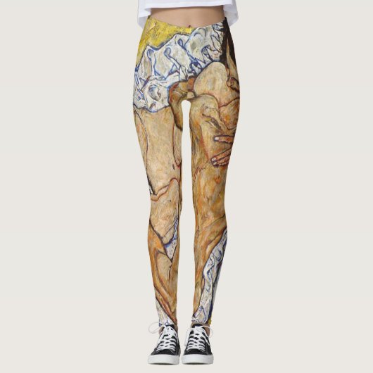 Die Embrace Egon Schiele Leggings (Vorderseite)