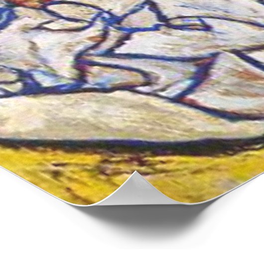 Die Embrace Egon Schiele Poster (Ecke)