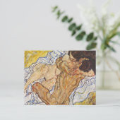 Die Embrace Egon Schiele Postkarte (Stehend Vorderseite)