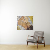 Die Embrace Egon Schiele Wandteppich (Beispiel (Horizontal))