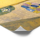 Die Embrace von Gustav Klimt Poster (Ecke)