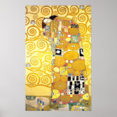 Die Embrace von Gustav Klimt Poster (Vorne)