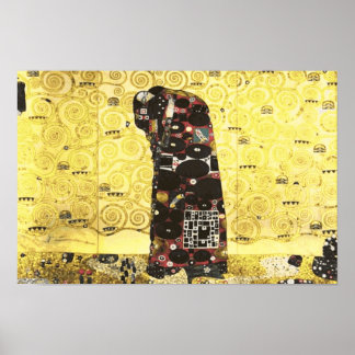 Die Embran von Gustov Klimt Art Print Poster