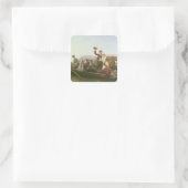 Die Emigranten Quadratischer Aufkleber (Tasche)