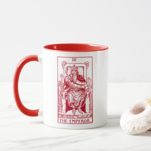 Die Emperor-Karte Tasse (Mit Donut)