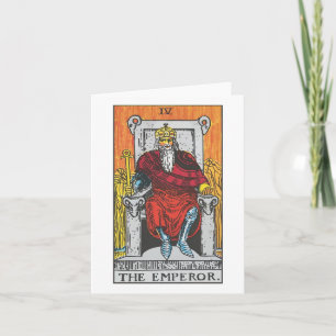 Die Emperor Tarot Card - Rider Waite Smith Tarot Karte