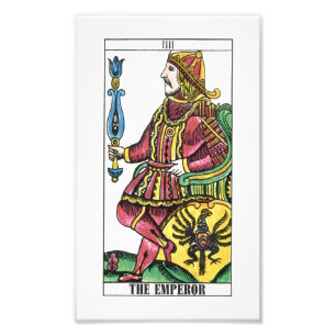 Die Emperor-Tarot-Karte Fotodruck