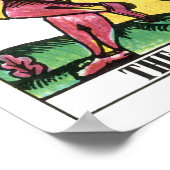 Die Emperor-Tarot-Karte Poster (Ecke)