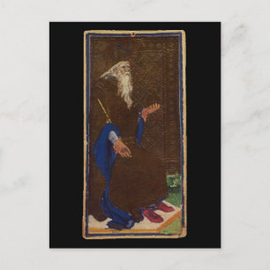 Die Emperor-Tarot-Karte Postkarte