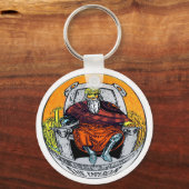 Die Emperor-Tarot-Karte Schlüsselanhänger (Vorderseite)