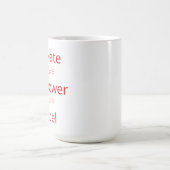 Die Empowerment-Tasse Kaffeetasse (Mittel)