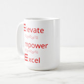 Die Empowerment-Tasse Kaffeetasse (Vorderseite Links)