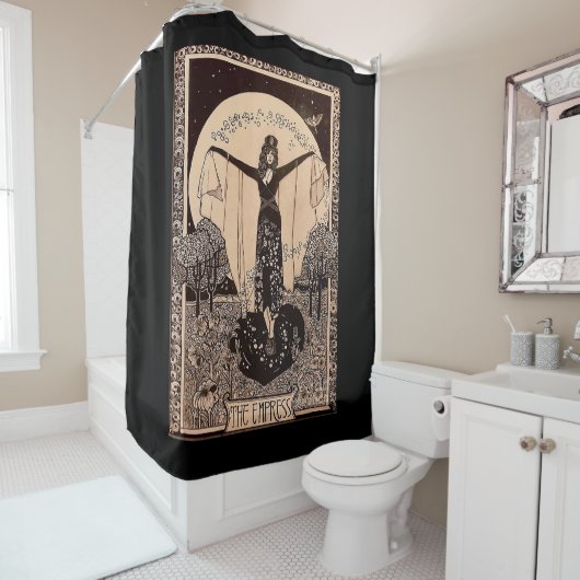 Die Empress-Tarot-Karte Duschvorhang (Beispiel)