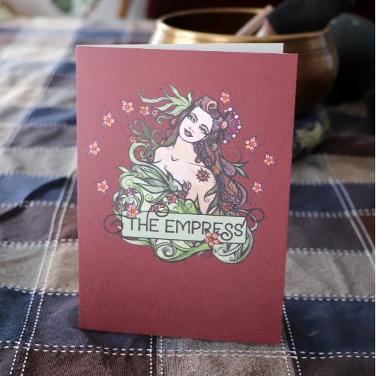 Die Empress-Tarot-Karte Karte
