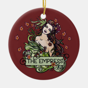 Die Empress-Tarot-Karte Keramik Ornament