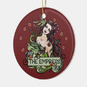 Die Empress-Tarot-Karte Keramik Ornament (Links)
