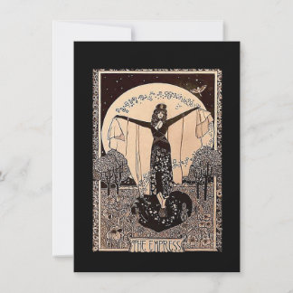 Die Empress-Tarot-Karte Mitteilungskarte