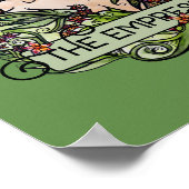 Die Empress-Tarot-Karte Poster (Ecke)