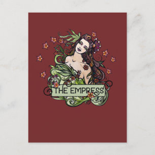 Die Empress-Tarot-Karte Postkarte