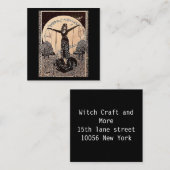 Die Empress-Tarot-Karte Quadratische Visitenkarte (Vorne/Hinten)