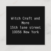 Die Empress-Tarot-Karte Quadratische Visitenkarte (Rückseite)