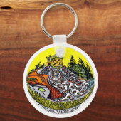 Die Empress-Tarot-Karte Schlüsselanhänger (Vorderseite)