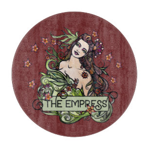 Die Empress-Tarot-Karte Schneidebrett