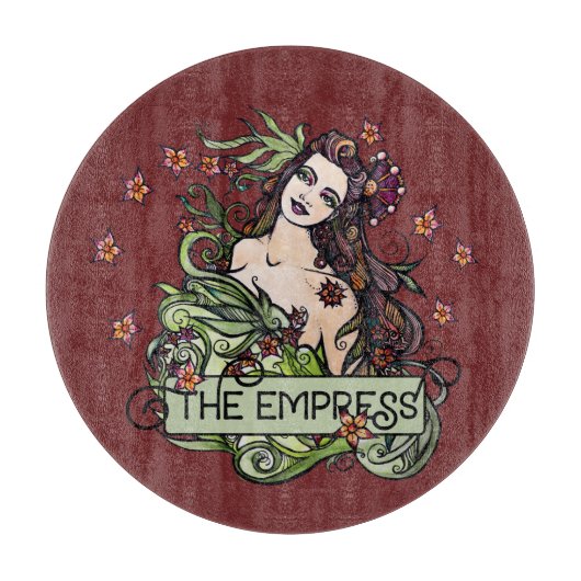 Die Empress-Tarot-Karte Schneidebrett (Vorderseite)