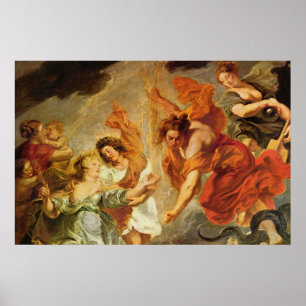 Die endgültige Aussöhnung von Marie de' Medici Poster